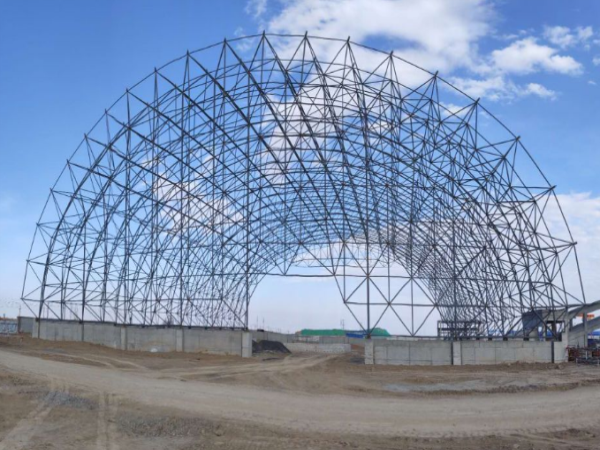 巴音郭楞体育场网架结构